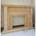 Luxury Home Decoration onxy marble Fireplace for Sale